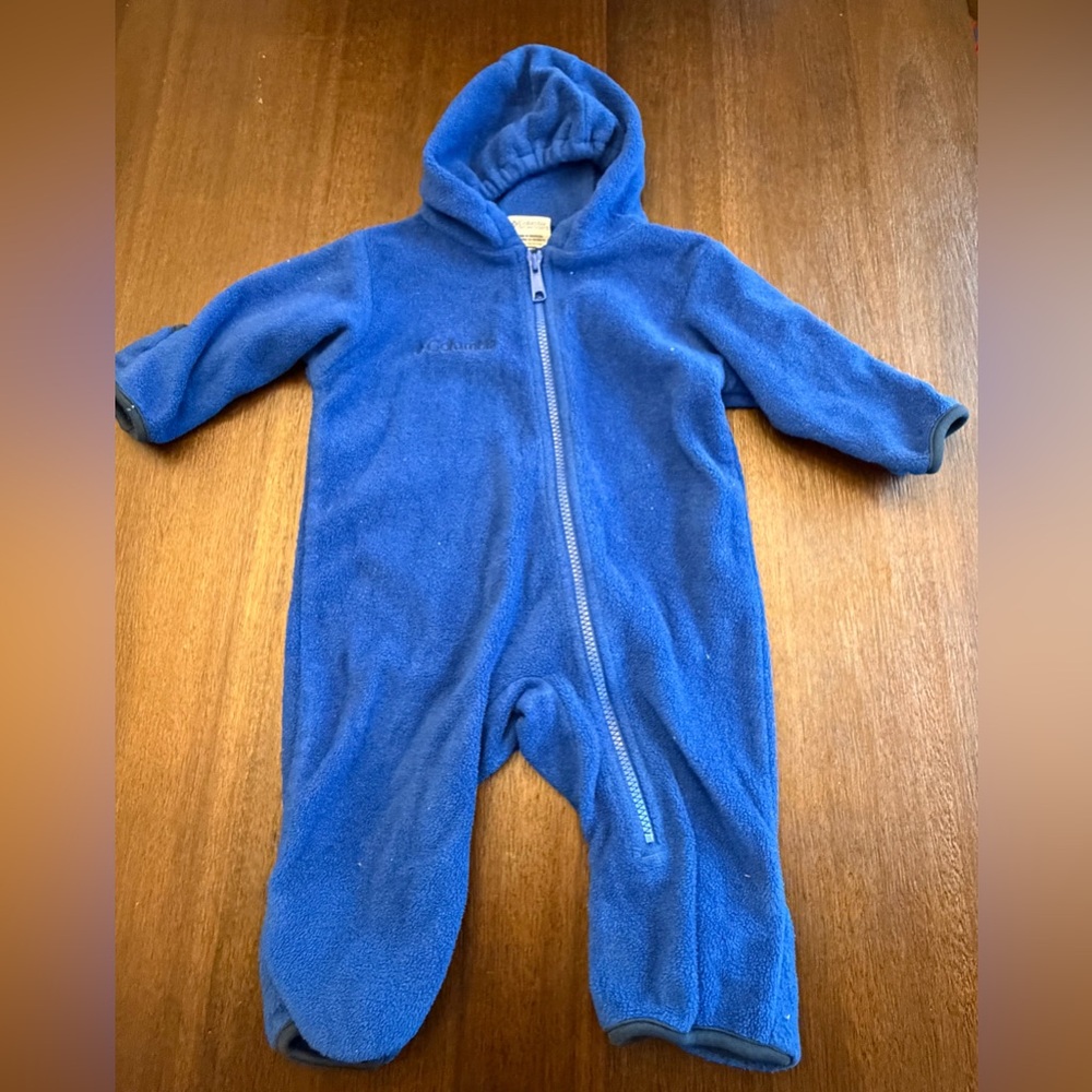 Columbia Cozy Blue Kids Footie